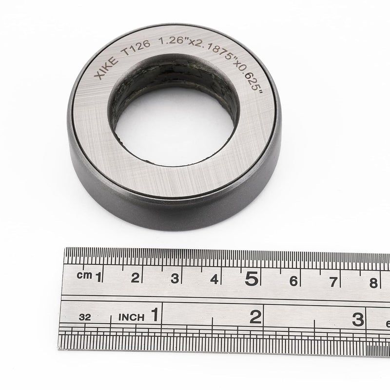 Xike 1Pcs T126 Thrust Ball Bearing, 1.26" ID x 2.1875" OD x 0.625" Wide, for a Variety of Drivelines and Rotating Equipment - Image 1